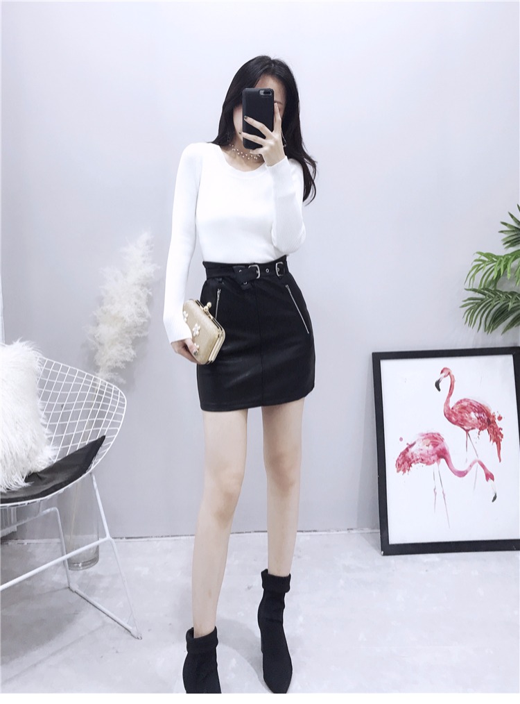 Áo len mỏng mùa thu sớm của phụ nữ dài tay sang trọng bó sát cơ thể phù hợp với mùa thu hoang dã và mùa đông mới tự tu luyện áo sơ mi nữ ao len
