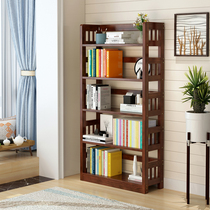 Simple Bookshelves Combined Solid Wood Shelve Modern Minimalist Creativity Floor Students Children Multilayer Small Bookcase Bookshelves