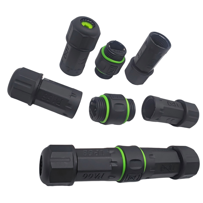 Ip68 Waterproof Gigabit Network Cable Connector Network Direct-Through Rj45 Adapter Outdoor Surveillance Poe Extender