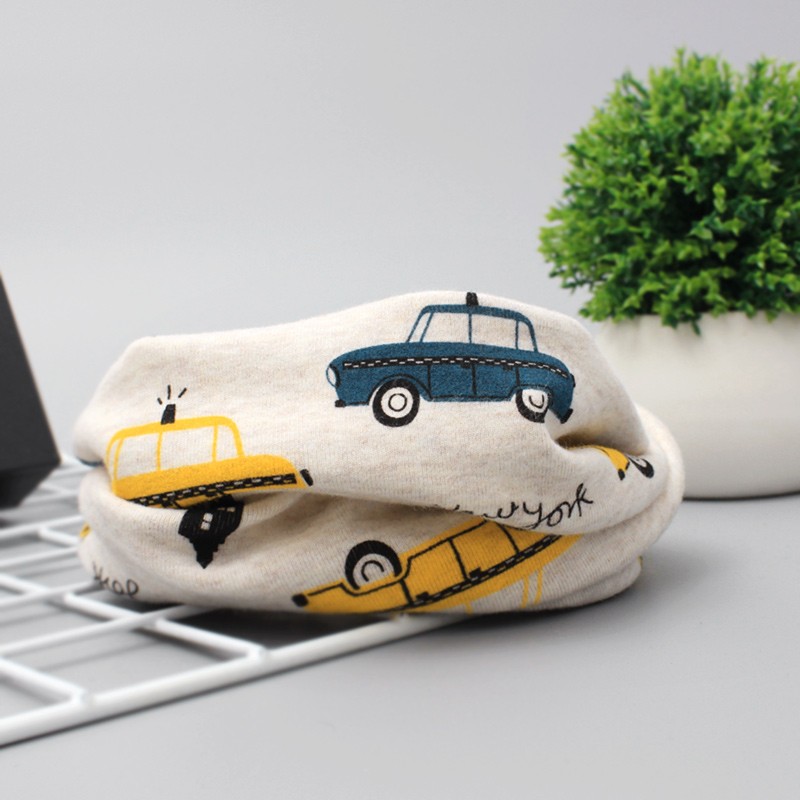 Baby neck around winter pure cotton wind-proof warm children's scarf spring and autumn thin boys and girls baby neck cover autumn and winter