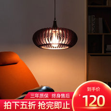 Ресторан люстра 【特】简约现代餐厅实木吊灯客厅书房个性灯具创意时尚东南亚吊灯
