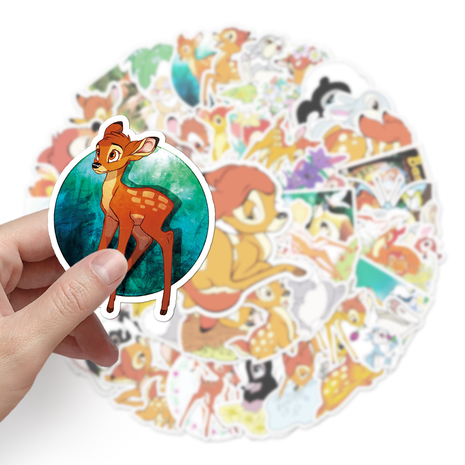 50张小鹿斑比贴纸为什么能卖爆？从供应链看儿童奖励经济的隐性利润_笔记本个性小贴纸_淘宝数码网, image size:1600x1600