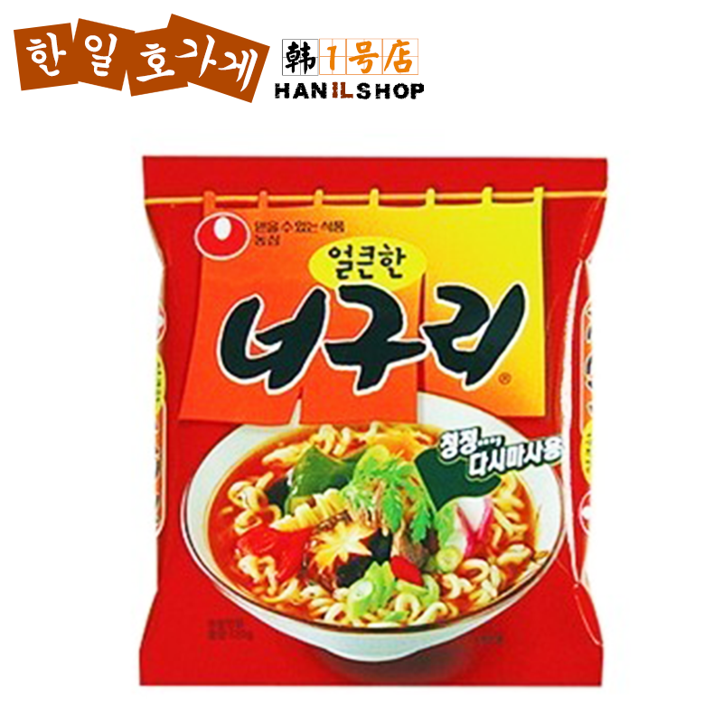 South Korea imports convenient noodle peppery chillet cookie winter seafood soup noodle fried sauce Oolong noodle bubble 120g