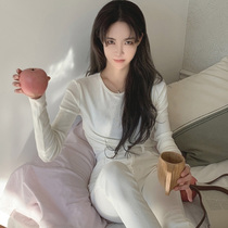 moocobling Korea 21 Early spring new minimalist pure color elastic base long sleeve T-shirt