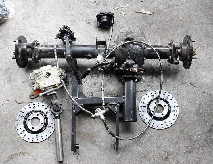 DIY four-wheel Ferris Cardiner retrofit accessories Grand Duke Bull Beach Car Shaft Transmission Differential number of rear axle disc brakes