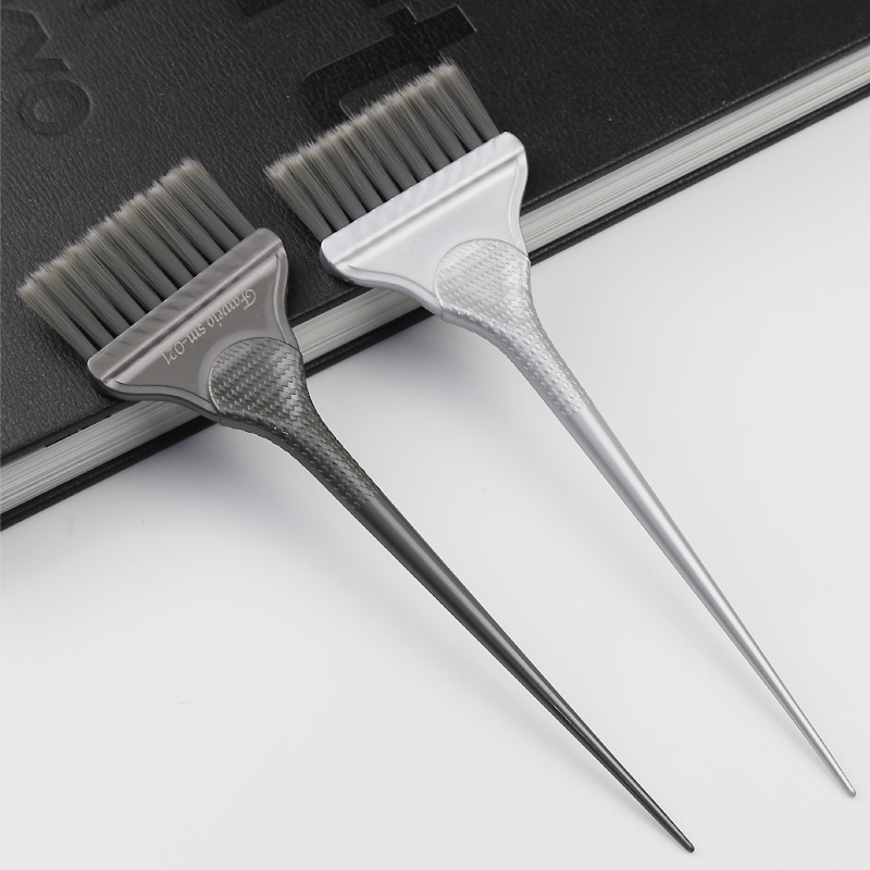Hair Wei goose salon professional single-sided hair dye brush very fine hair irregular gray hair tip easy to dye hair root 021