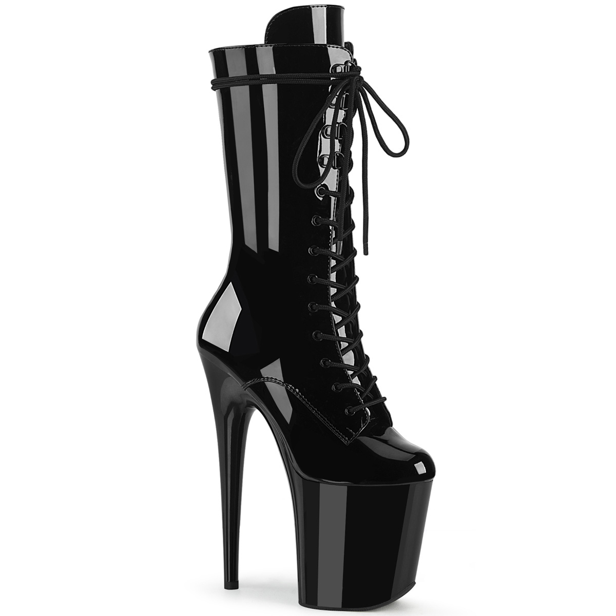 Pleaser pole dance shoes middle boots waterproof platform heel height 20CMFlamingo performance with American imports