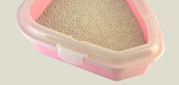 Cát xả rác nhỏ tỉnh không gian tam giác bán kín mở hộp lồng chuyên dụng cầm tay mèo con khử mùi - Cat / Dog Beauty & Cleaning Supplies lược chải lông cho mèo