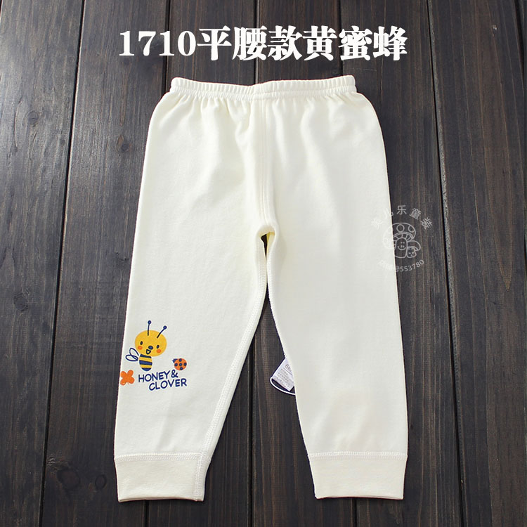 Trẻ em bé ngủ quần cotton quần hai mảnh xà cạp đơn em bé có thể mở vào mùa xuân quần mùa thu bông và mùa thu.