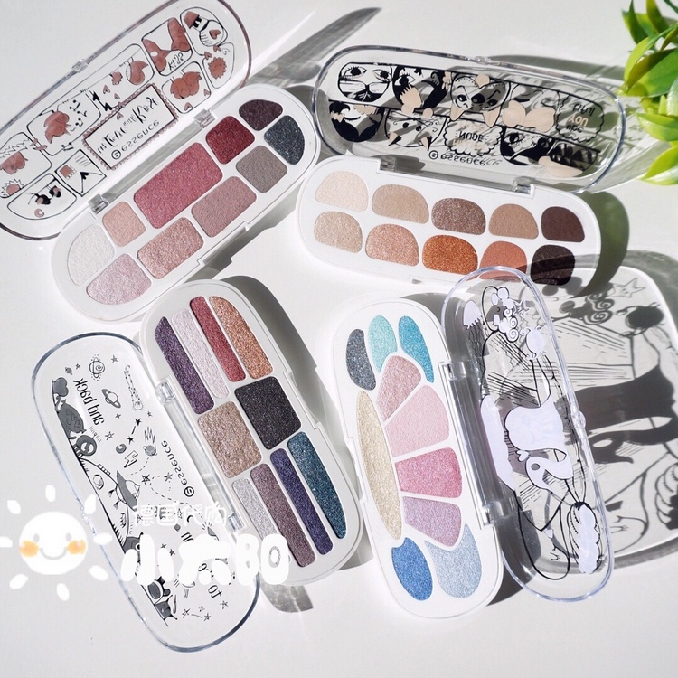 Giải phóng mặt bằng, dễ thương nhất của tôi, Đức, Ess2018, phim hoạt hình phiên bản giới hạn mới, phấn mắt mười màu bảng mắt clio