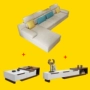 Phong cách Bắc Âu phòng khách sofa bàn cà phê TV tủ kết hợp ba mảnh đầy đủ bộ đầy đủ của bộ đồ nội thất bàn ghế phòng khách hiện đại