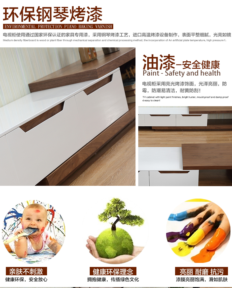 Bộ bàn ghế phòng khách kết hợp Bộ bàn ghế sofa Bắc Âu Bàn cà phê kết hợp bộ tủ bếp nhỏ hiện đại mau giuong go dep