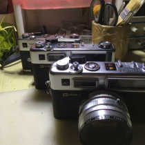 YASHICA Iasika 35GS in retro mechanical parapet 135 film fool camera repair cleaning and maintenance