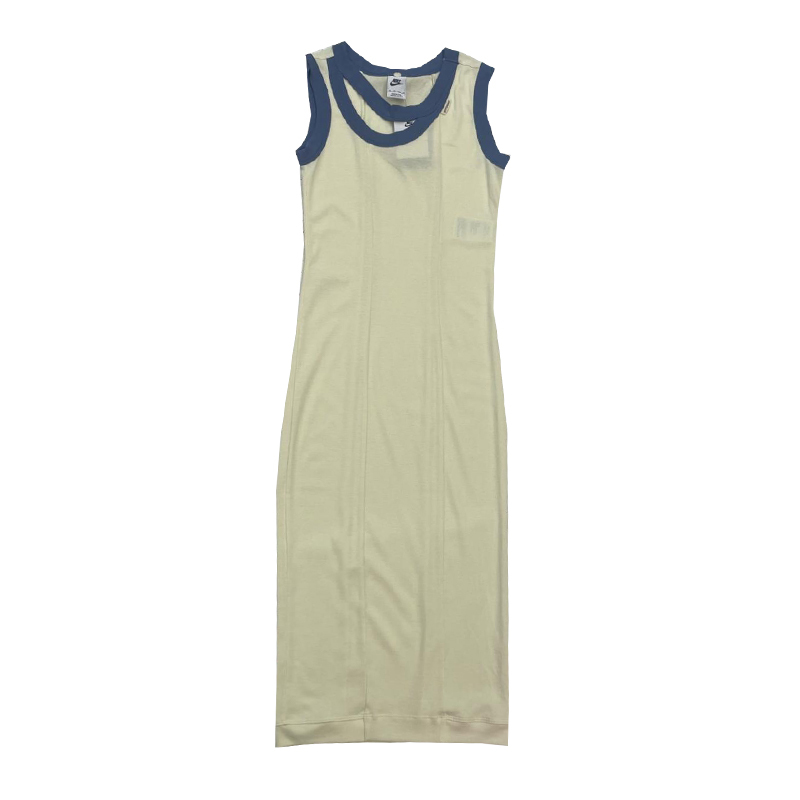 Nike Women's Summer Long Comfortable Breathable Sports Casual Sleeveless Dress Dv8302-113 Nike Women's Summer Long Comfortable Breathable Sports Casual Sleeveless Dress Dv8302-113