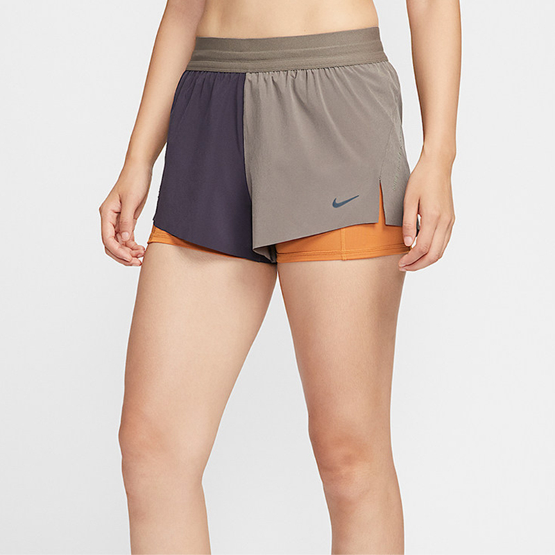 Nike Women's Summer Woven 2-in-1 Training Reflective Casual Sports Breathable Shorts Io0492-289