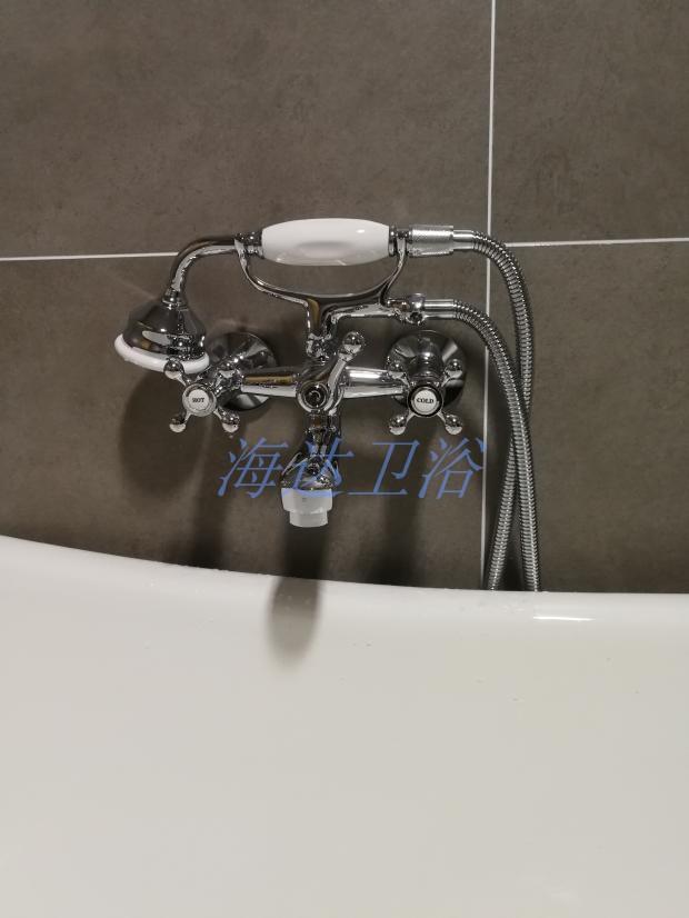 Export orders European plum two-hand wheel shower faucet quality assurance preferential treatment 