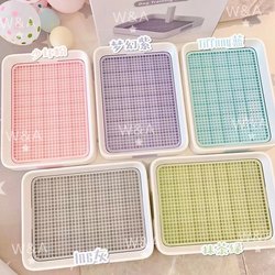 Wa Spot Purple Macaron Pet Toilet Male Dog Can Lift Leg Column Toilet to Prevent Dogs from Stepping on Urine Peeling Pad