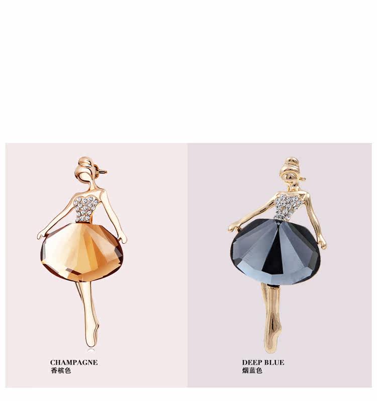 Broche femme TSFUL en cristal artificiel - Ref 1177128 Image 8