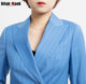 Dimeng High-End Suit Women's Striped 2023 Female CEO Suit Drape OL Commuting Slim Temperament Formal Wear