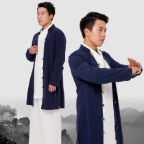 Chinese style Wudang Taiji clothing Ju Shii clothing men and women cotton Chinese style spring and summer new leisure outside wear retro morning exercise clothing