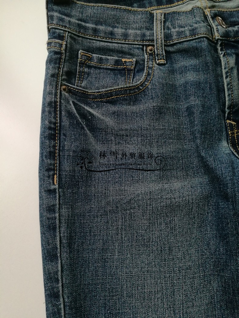 Mỹ đơn giản phụ nữ mùa xuân và mùa hè eo cao bạn trai chân gió 200 kg cotton cỡ lớn Quần jean mỏng cổ điển - Cộng với kích thước quần áo áo ống