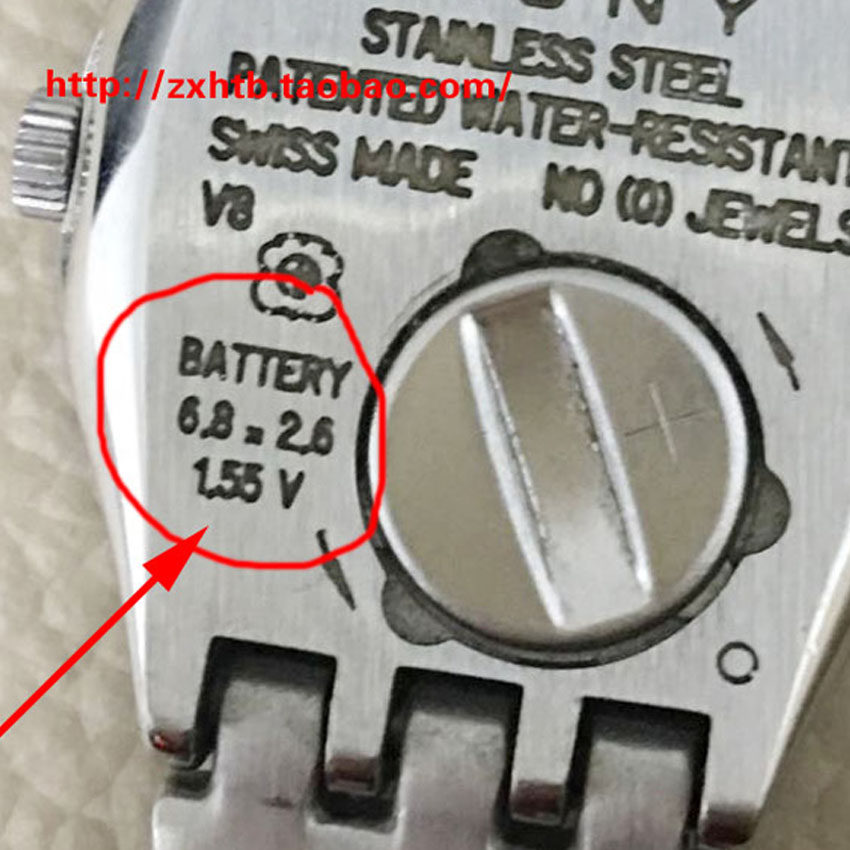 瑞士原装电池适用swatch手表BATTERY 6.8x2.6 377 1.55v SR626SW