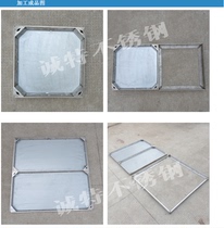 Customized stainless steel manhole cover sunken square invisible anti-theft manhole cover trench cover rainwater grille grille
