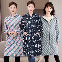 Adult Down Cover Hat Waterproof Costume Fashion Winter Household Kitchen Fashion Prevention Dirty Apron Beauty Worksuit