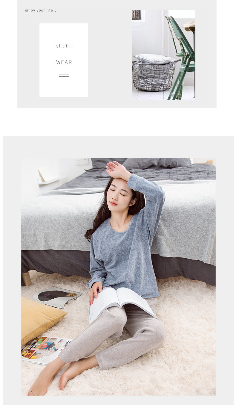 Pyjama mixte en Coton à manches longues - Ref 2988427 Image 18