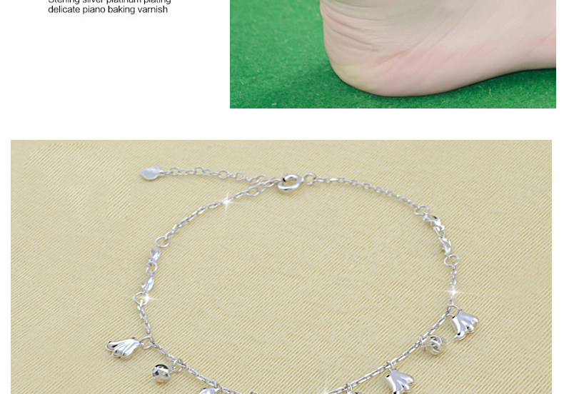 Bracelet de cheville Femme en Argenterie - Ref 3101861 Image 29