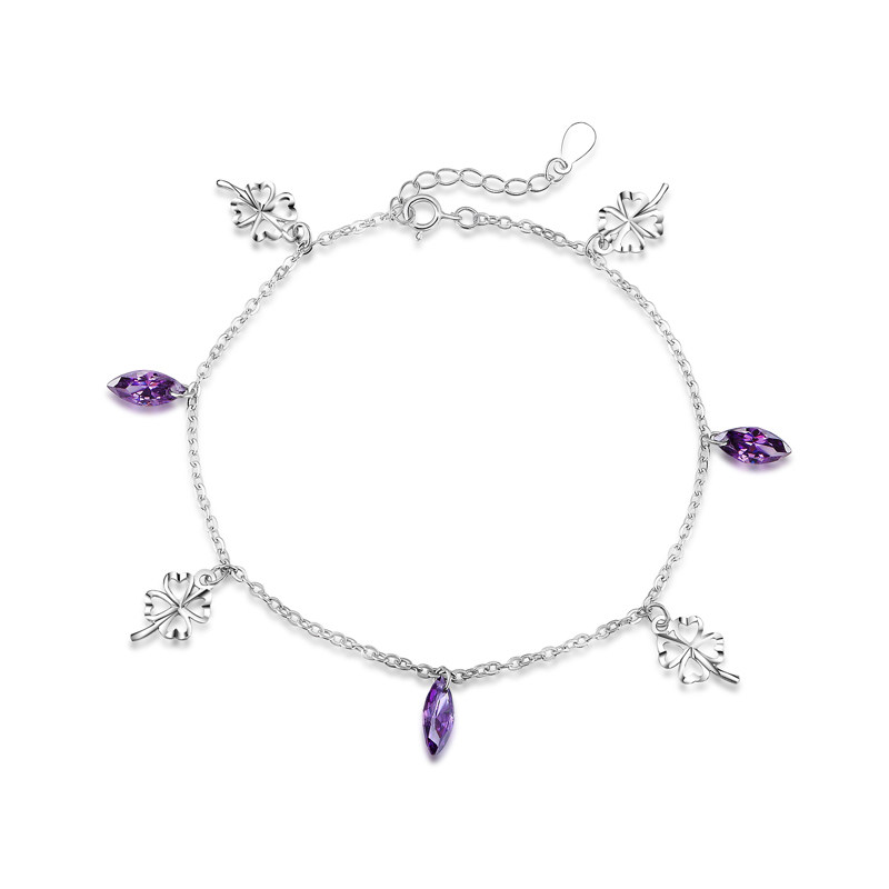 Bracelet de cheville Femme en Argenterie - Ref 3101861 Image 4