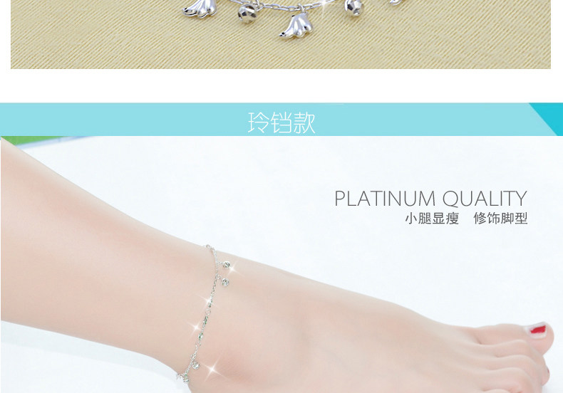 Bracelet de cheville Femme en Argenterie - Ref 3101861 Image 30