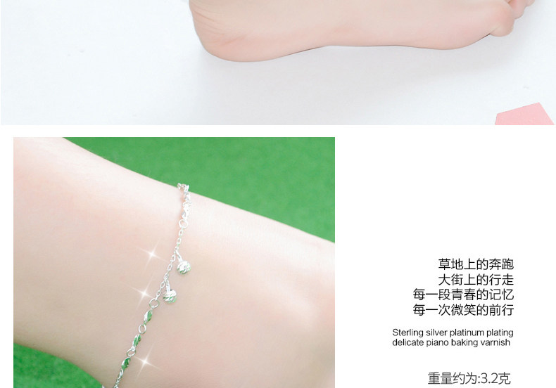 Bracelet de cheville Femme en Argenterie - Ref 3101861 Image 31