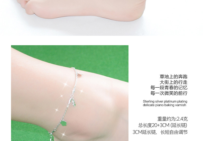 Bracelet de cheville Femme en Argenterie - Ref 3101861 Image 25