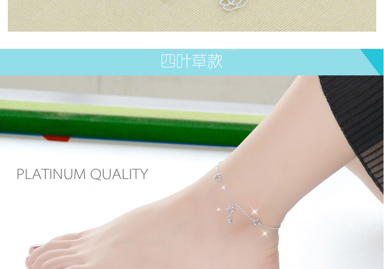 Bracelet de cheville Femme en Argenterie - Ref 3101861 Image 12