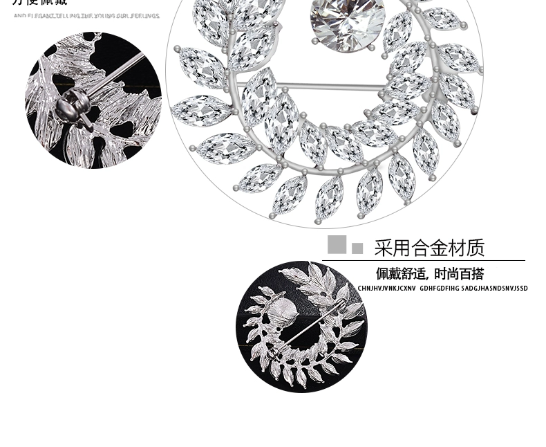 Bian Hua trâm nữ phiên bản Hàn Quốc của áo khoác boutonniere áo pin xu hướng khí chất trăm trang sức phù hợp để gửi quà tặng