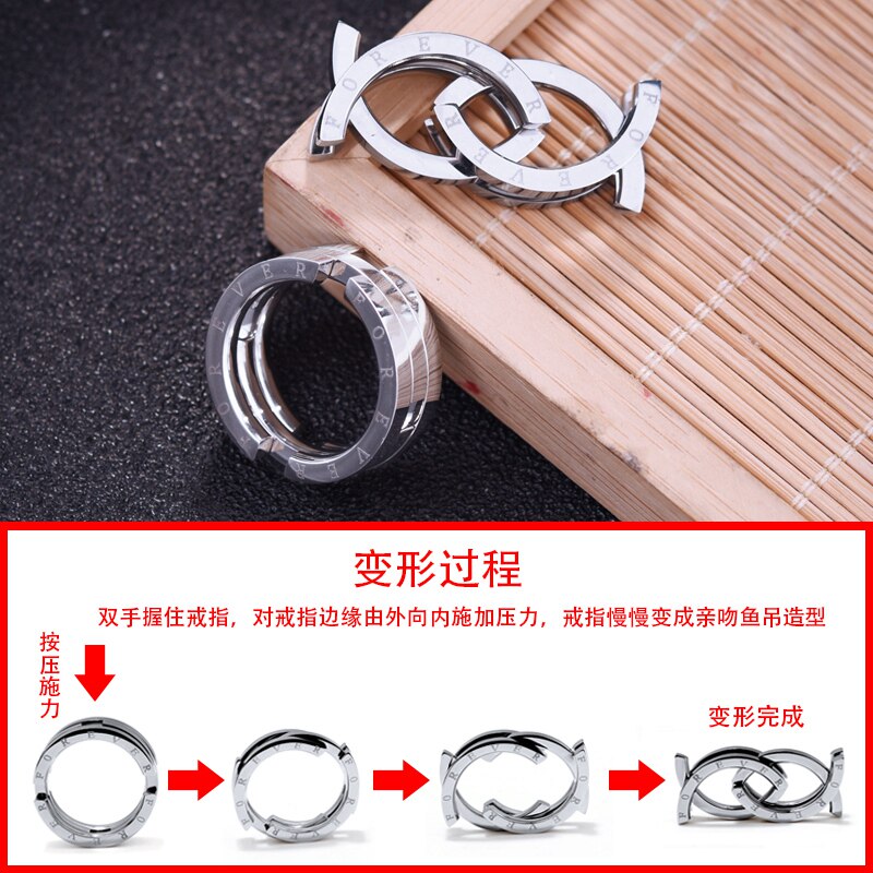 Bague homme en Acier au titane - Ref 3088549 Image 3