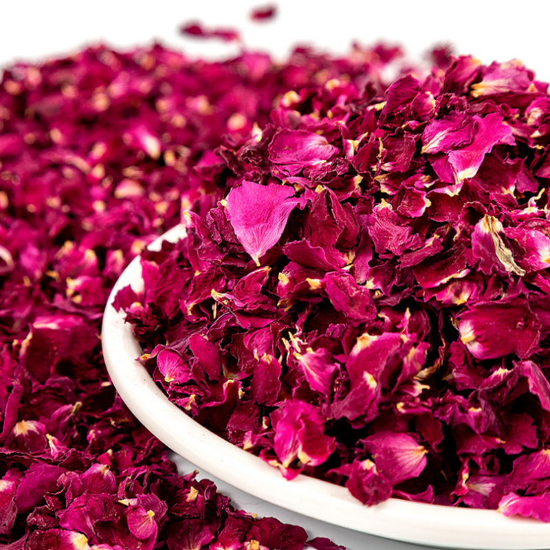Shandong Pingyin Rose Petal Heavy Flap Made of Colla Cake Special Rose Baking Edible Dried Flowers 50 gr No sulphur