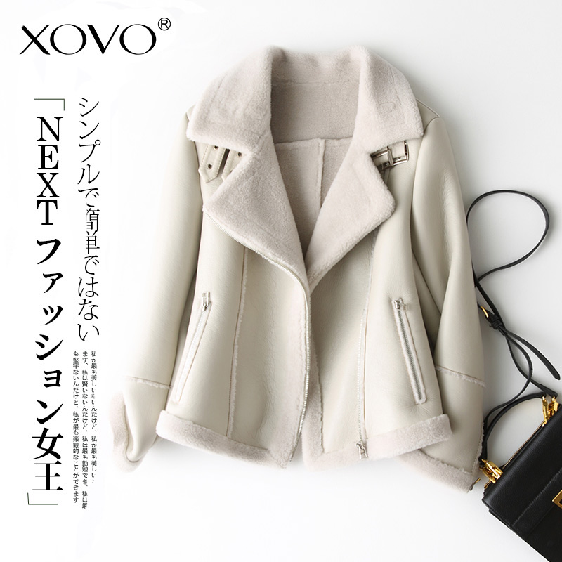 Manteau de fourrure femme XOVO - Ref 3173106 Image 1