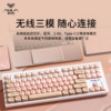 Wolf Spider F3387 Wireless Wired Mechanical Keyboard Lipstick and Foundation-Themed E-Sports Gaming Office Computer Universal