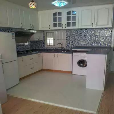 Fashion pastoral American kitchen overall cabinet door panel custom-made custom-made overall cabinet door environmental protection PVC molded cabinet door