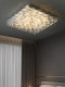 Luxurious Crystal Lamp with Italian-Style Light Luxury Design, Minimalist Ceiling Light for Living Room, Elegant High-End Bedroom Lighting, Zhongshan Lighting Factory