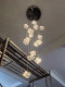 Stairwell Long Chandelier Creative Cube Crystal Duplex Loft High-Ceiling Villa Self-Built House Mezzanine Suspended Chandelier