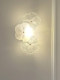 Bedside Wall Lamp, Light Luxury Bedroom Lamp, French-Style Living Room Background Wall Atmosphere Lamp, Creative Room Master Bedroom Wall-Mounted Lamp, Flower Design
