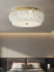 Bedroom Ceiling Lamp, Romantic French Light Luxury Glass Lamp, Creative Flower Master Bedroom Lamp, Dimming Smart Full Spectrum Eye Protection