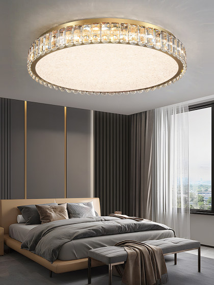 2025 New Crystal Ceiling Lamp, Light Luxury and Elegant, Luxurious Home Use, Full Spectrum Bedroom Modern Minimalist Dining Room Lamp