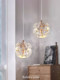 Dandelion Small Pendant Light for Bedroom Bedside, Light Luxury Crystal Modern Foyer Pendant Light, Dining Room Bar Counter Lamp, 2025 New Model