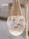 Modern Minimalist Staircase Chandelier for Duplex Villa Self-Built House, Suspended Rotating Long-Line Chandelier with a High-End Luxury Feel