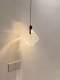 Italian-Style Minimalist Light Luxury Single-Head Pendant Light for Bedroom Bedside, Living Room Background Wall, Partition, Entryway, and Hallway