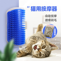 Cat scratching board Scratching device Corner massage brush Fixed scratching brush Scratching scratching device Pet supplies Toys